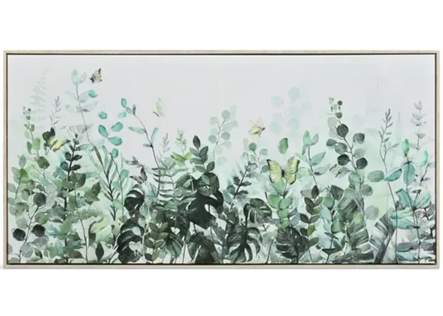 Botanical Bliss Framed Canvas Art