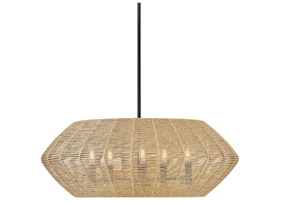 Hinkley Luca 28" Wide Black Metal Camel Shade 5-Light Chandelier-brown 1 91520-hinkley-luca-28-wide-black-metal-camel-shade-5-light-chandelier-brown-1.webp