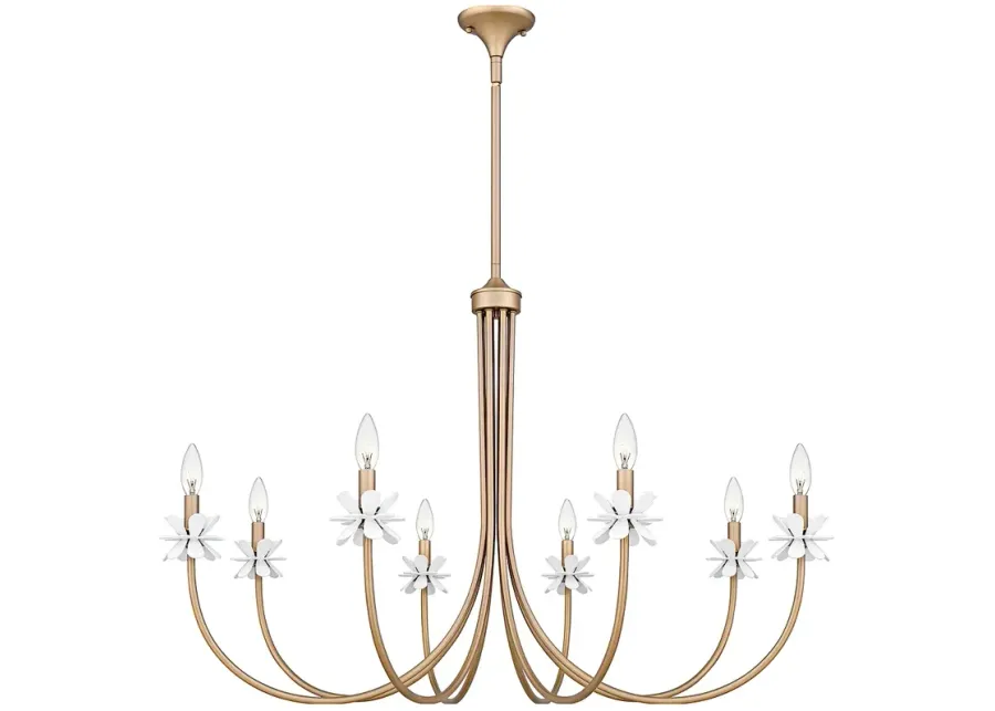 Remy 6-Light Bronze Gold Chandelier-gold