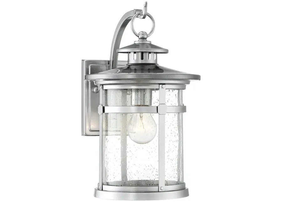 Franklin Iron Works Callaway 11 3/4" High Chrome Lantern Wall Sconce-silver