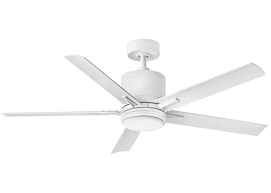 Hinkley Fan Vail 52" LED Smart Fan Matte White-white