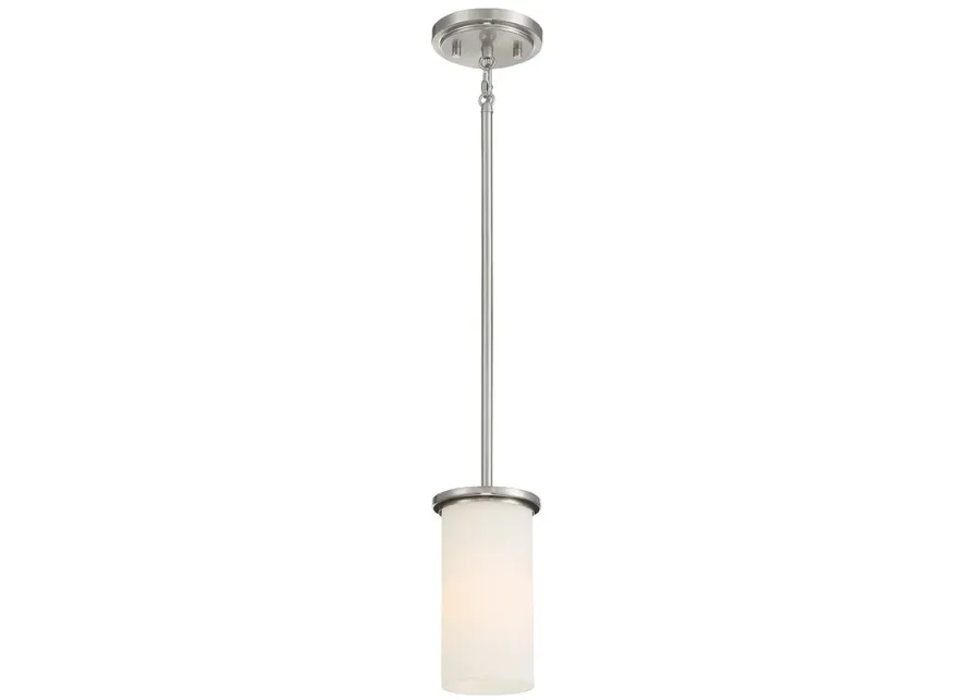 HAISLEY - 1 LIGHT PENDANT-silver