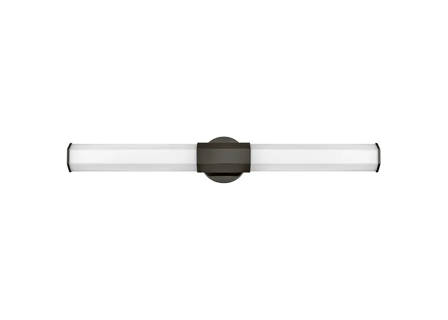 Hinkley Facet 32" Wide Black Oxide LED Bath Light-black