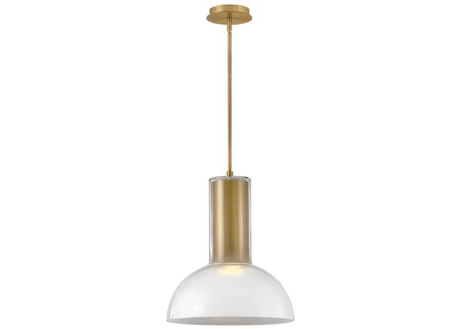 Fredrick Ramond Interior Ombra Large Pendant 16" Lacquered Brass-gold