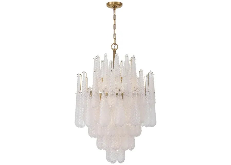 16 Light Ollie Chandelier In Aged Brass-gold