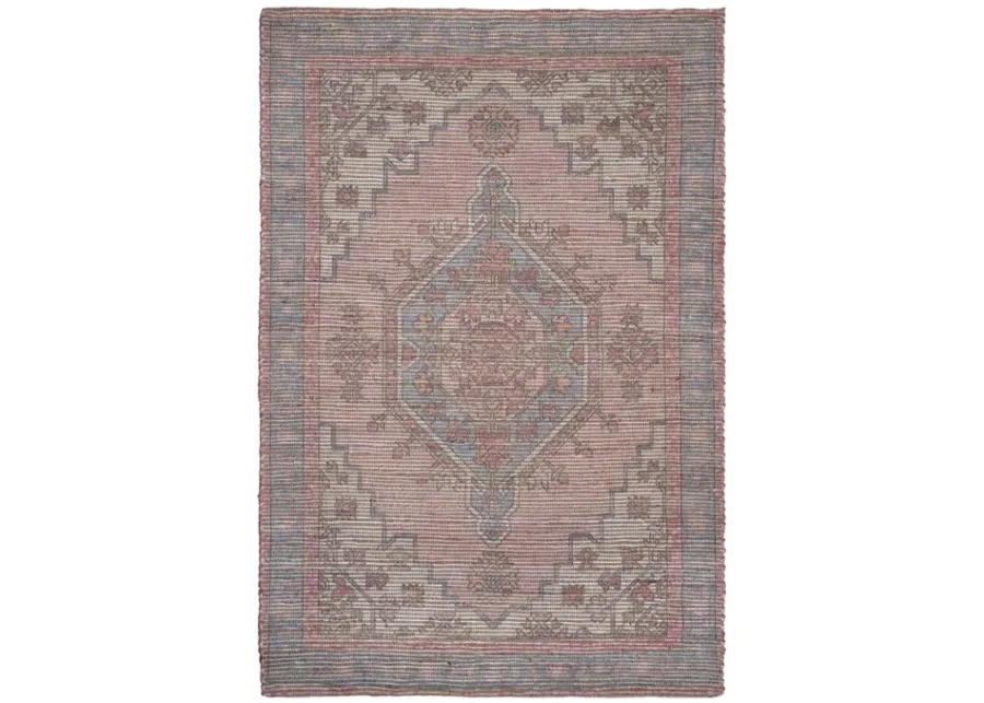 Madra Blush Tone 5' x 8' Area Rug-Multi, Rust