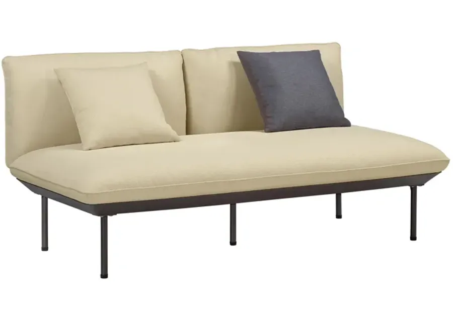 Katti Beige Outdoor Loveseat-Beige