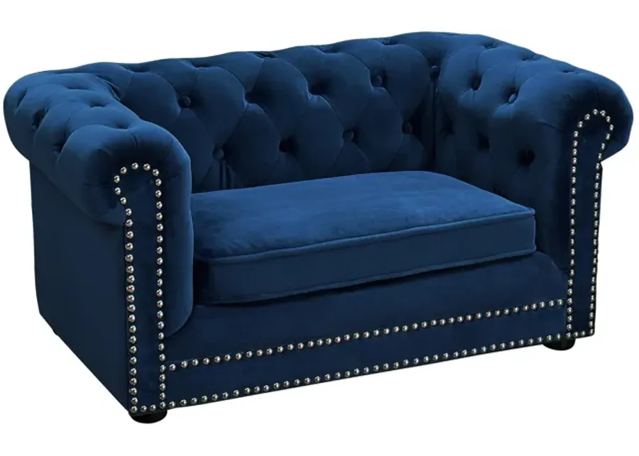 Husky Navy Pet Bed-Navy