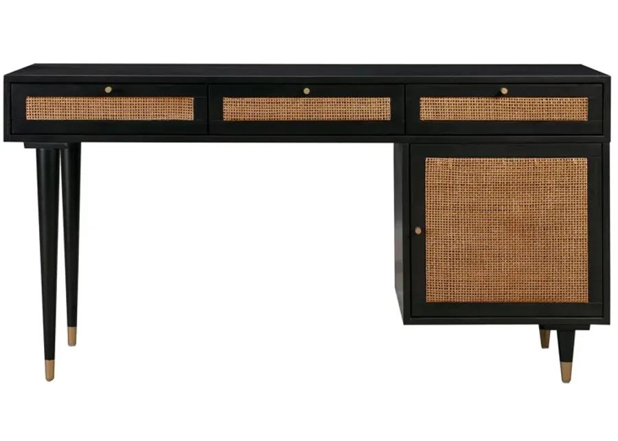 Sierra Noir Desk-Black