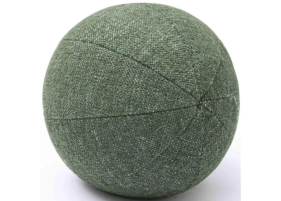 Boba Forest Green Textured Basketweave 9 inch Pillow-Forest Green
