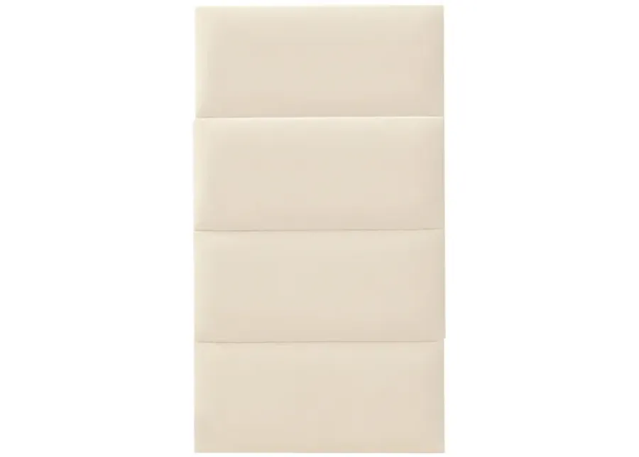 Eliana Cream Velvet Queen Wings (Set of 2)-Cream