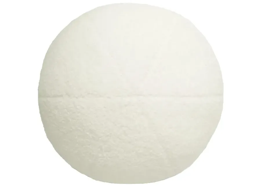 Boba Cream Vegan Shearling 14 inch Pillow-Cream