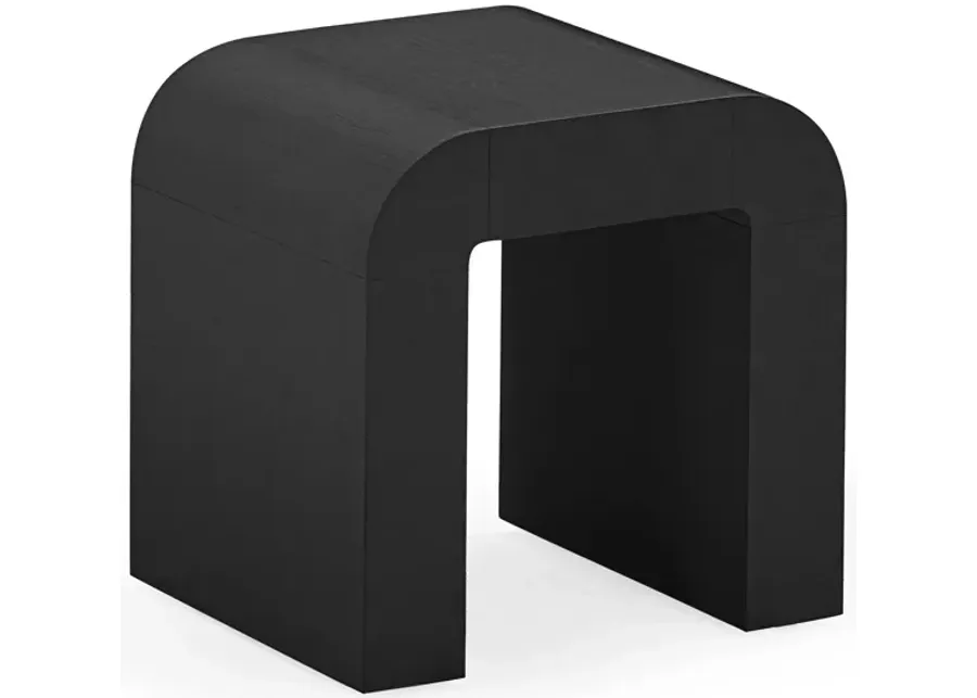 Hump Black Side Table-Black