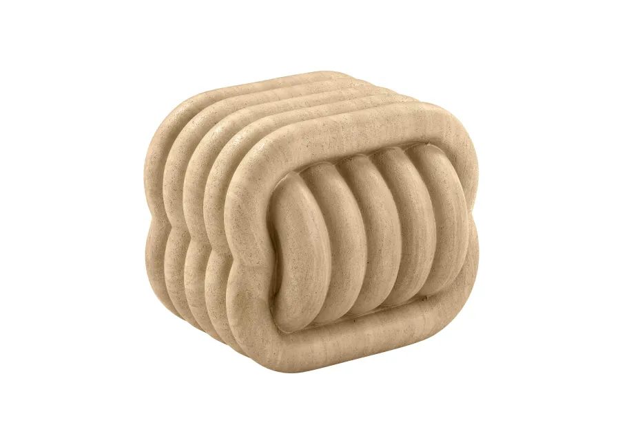 Love Knot Faux Travertine Indoor / Outdoor Accent Stool-Travertine 1 94376-love-knot-faux-travertine-indoor-outdoor-accent-stool-travertine-1.webp