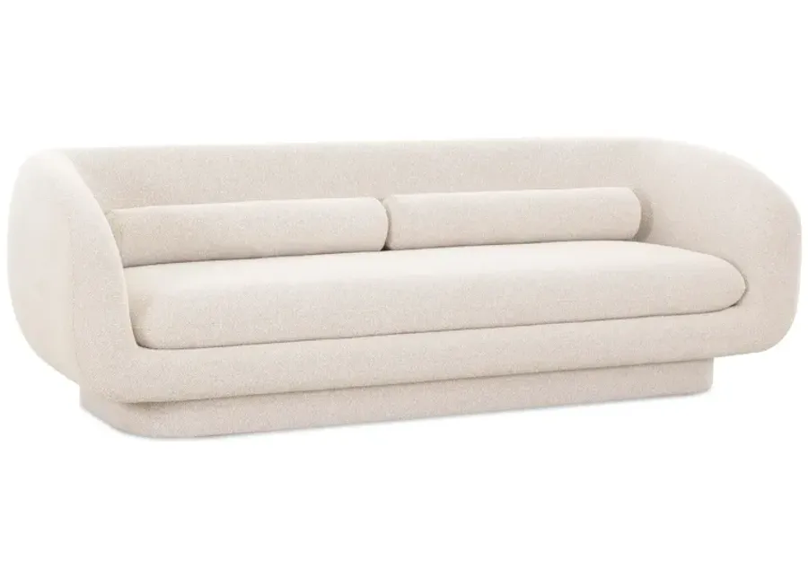 Simone Cream Boucle Sofa-Cream