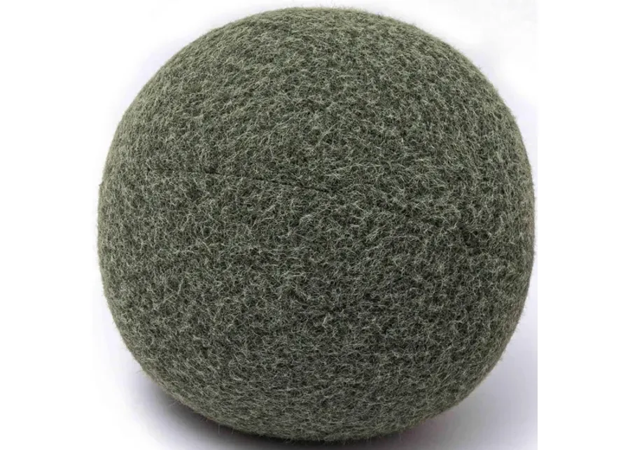 Boba Green Long Mohair 14 inch Pillow-Green
