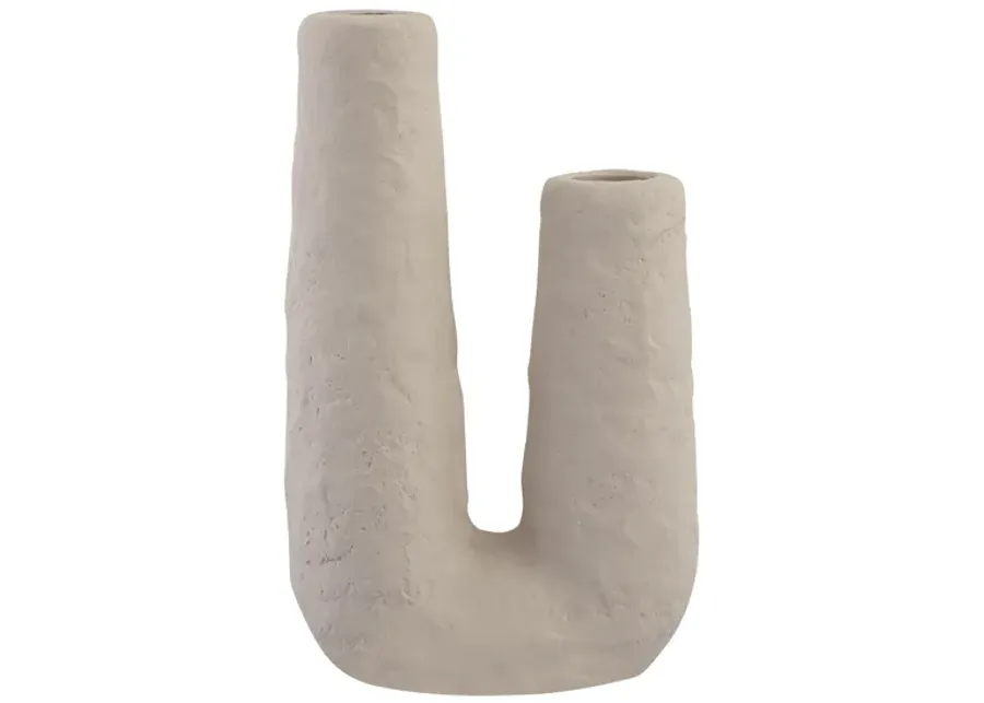 Salaa Concrete Table Vase-Beige