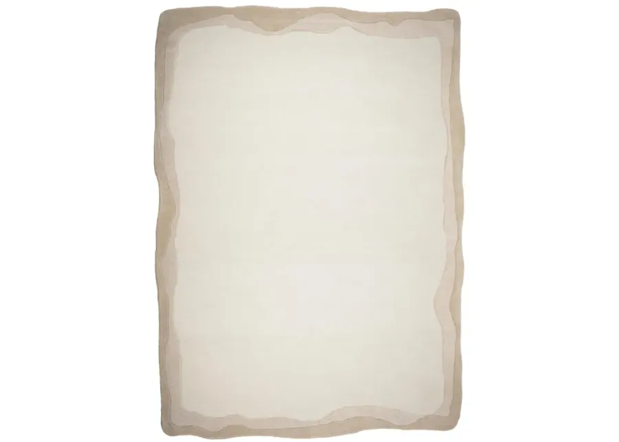 Tarba Tan 8'x10' Rectangular Floor Rug-Tan