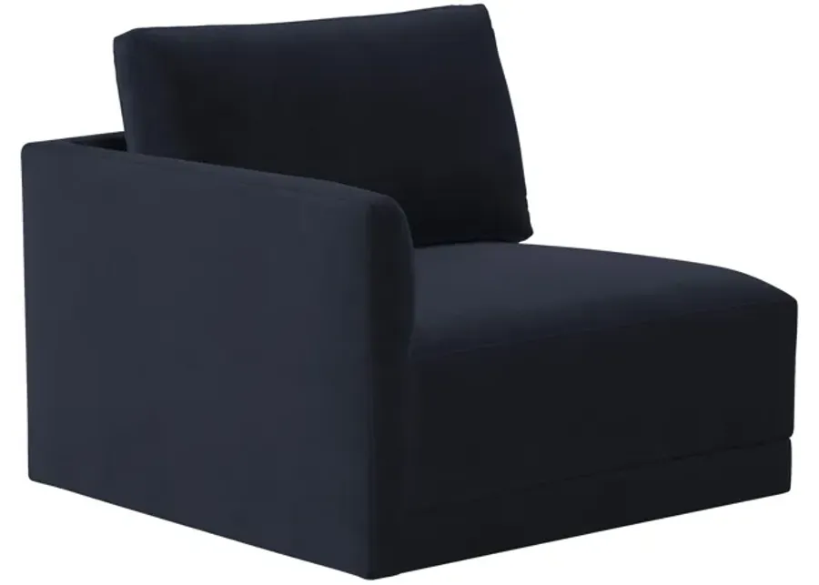 Willow Navy LAF Corner Chair-Navy 1 95122-willow-navy-laf-corner-chair-navy-1.webp