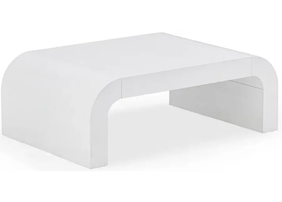 Hump White Coffee Table-White