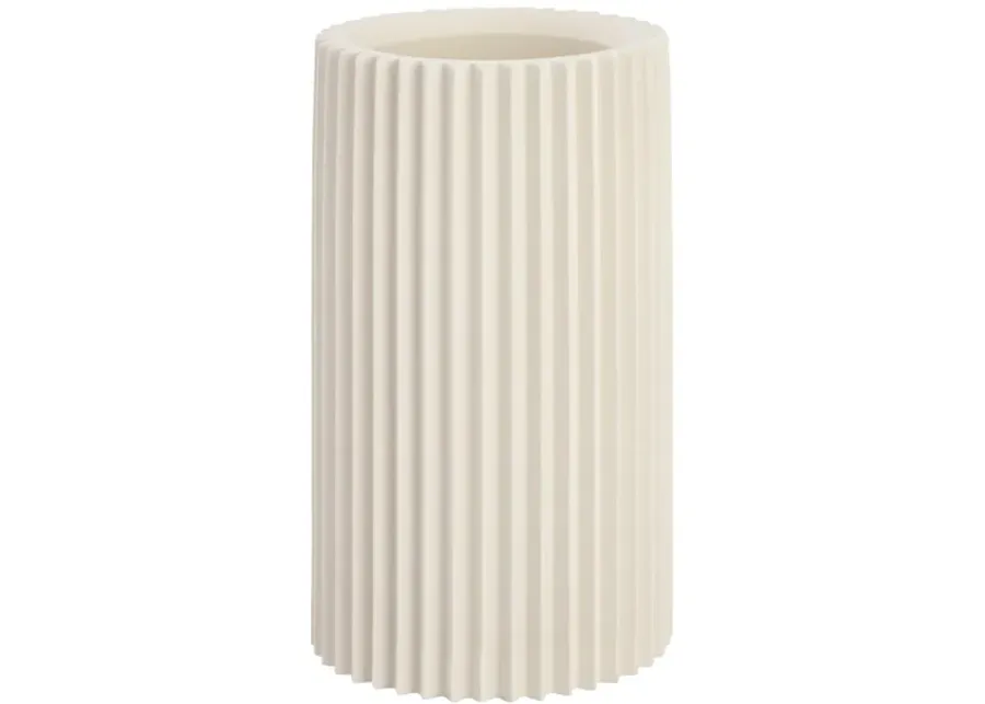 Jenna White Concrete Table Vase-White 1 95163-jenna-white-concrete-table-vase-white-1.webp