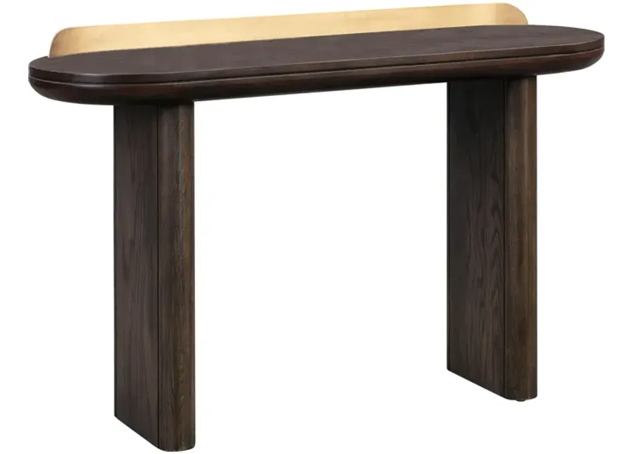 Braden Brown Desk/Console Table-Brown