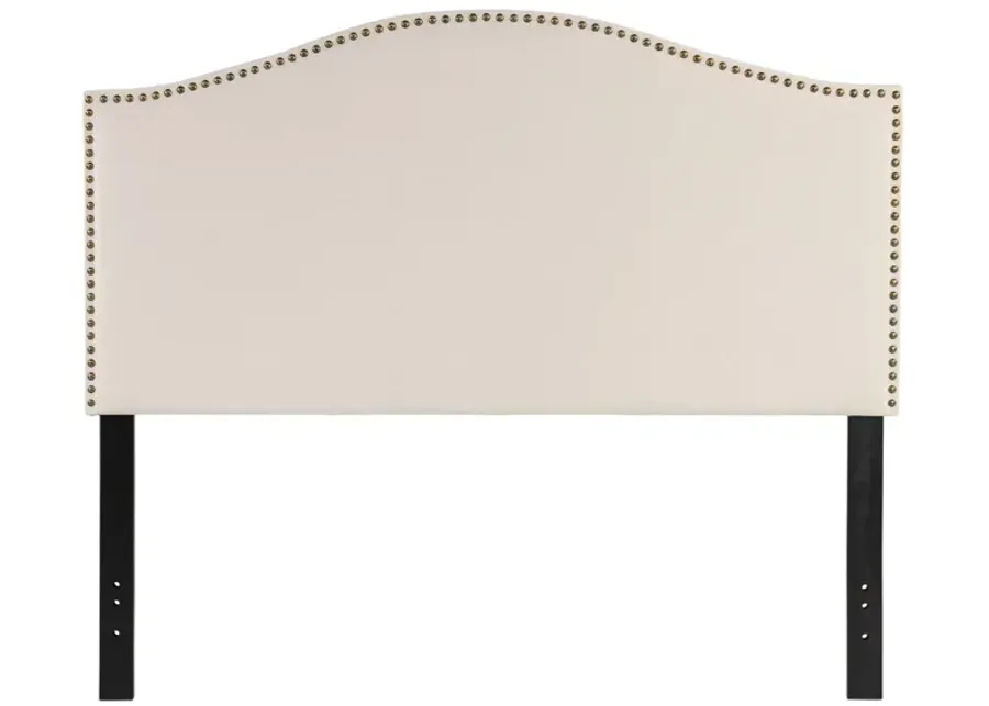 Leia Queen Headboard - Ivory 1 9529-leia-queen-headboard-ivory-1.webp