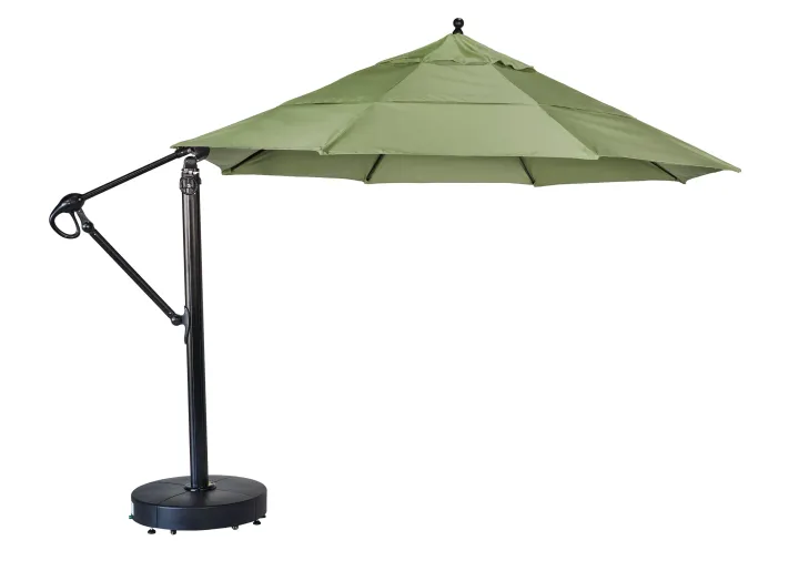 13' Easy Tilt-Lift Galtech Cantilever Umbrella-Fern