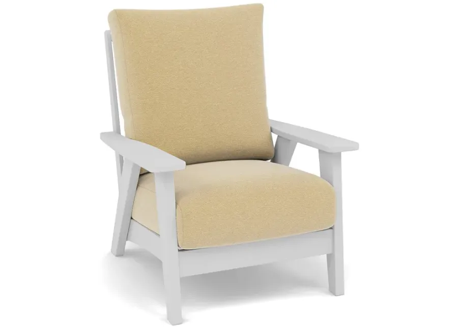 Patriot High Back Club Chair-Bliss Buttercup