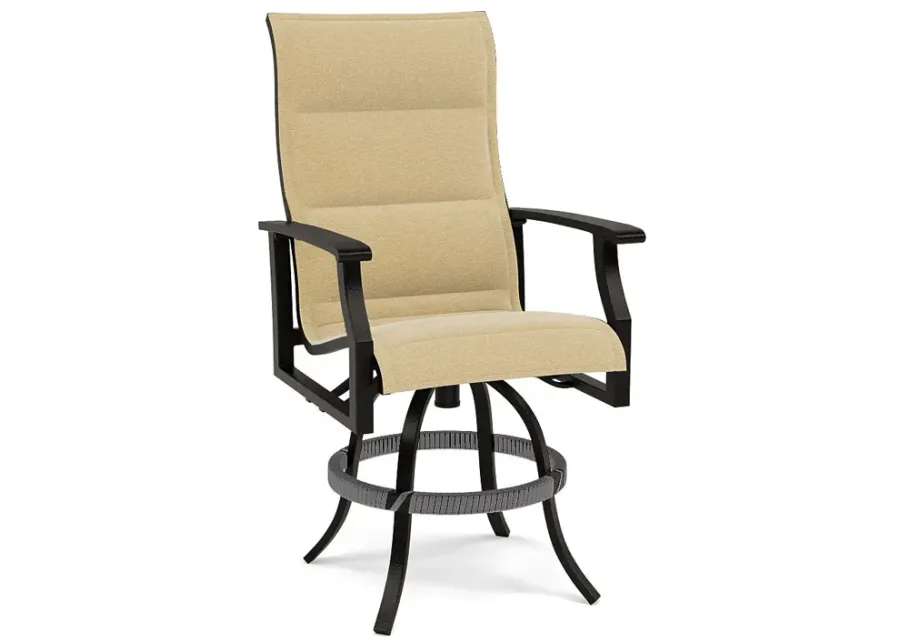 Newport Padded Sling Balcony Chair-Bliss Buttercup