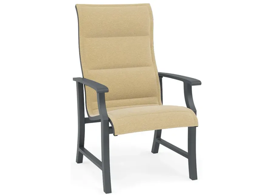 Rockport Padded Sling Dining Chair-Bliss Buttercup