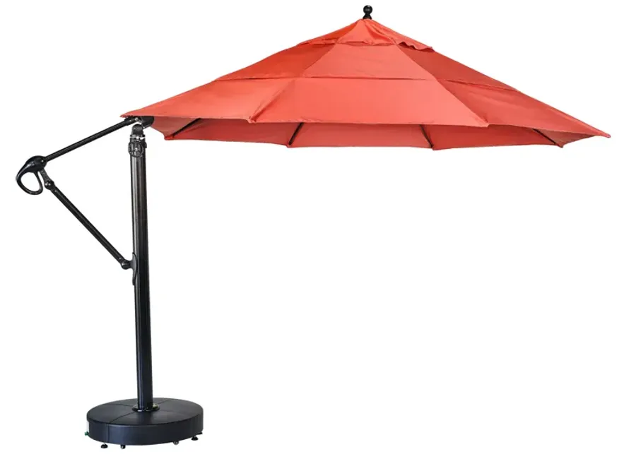 11' Easy Tilt-Lift Galtech Cantilever Umbrella-Melon