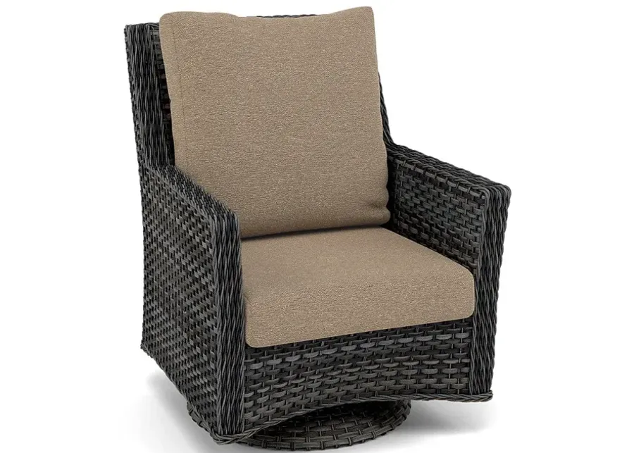 Inverness Club Swivel Glider-Bliss Burlap