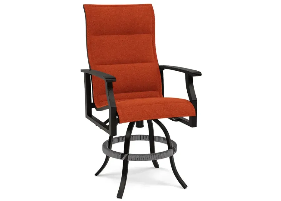Newport Padded Sling Balcony Chair-Bliss Clay
