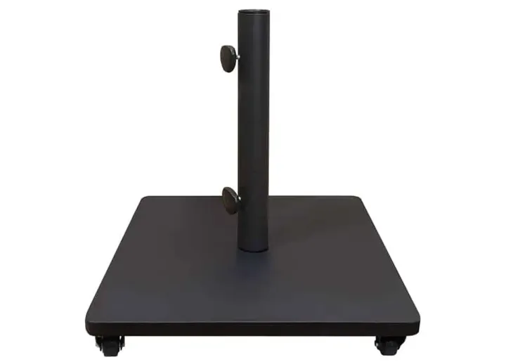 120lb Steel Umbrella Base With Casters (Black)