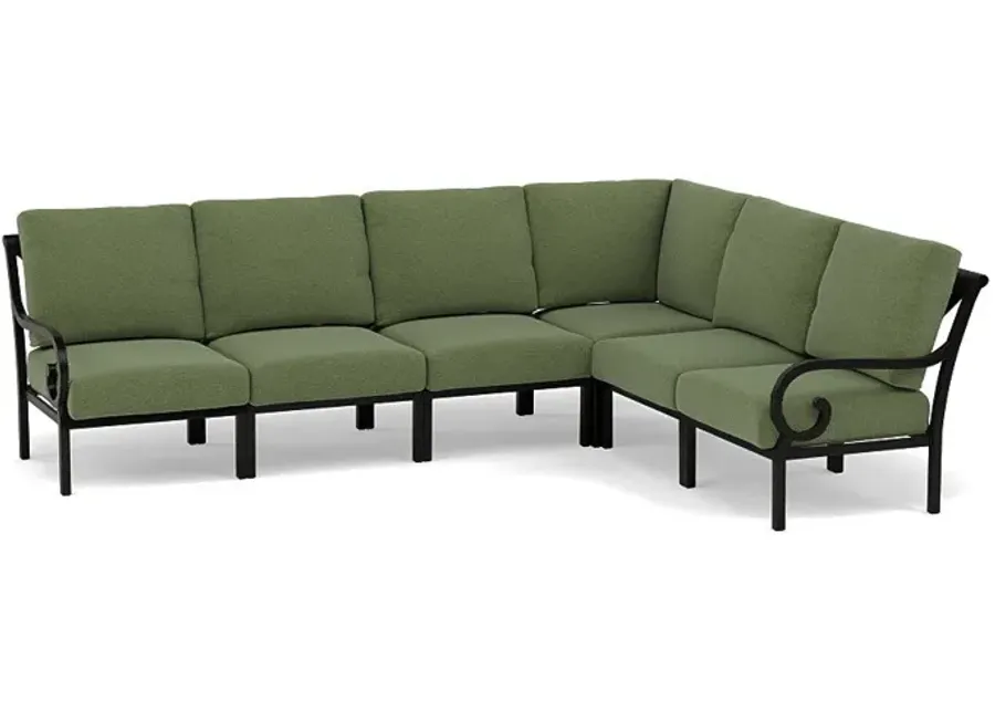Rancho 6-Seat L-Shaped Sectional-Bliss Fern