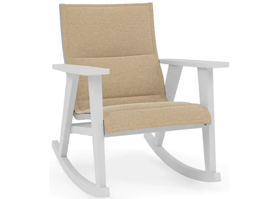 Patriot Low Back Padded Sling Rocking Chair-Bliss Bamboo