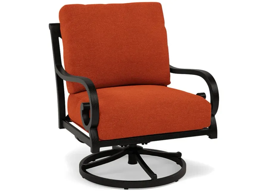 Rancho Club Swivel Rocker-Bliss Clay