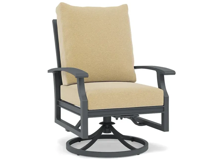 Rockport Dining Swivel Rocker-Bliss Buttercup
