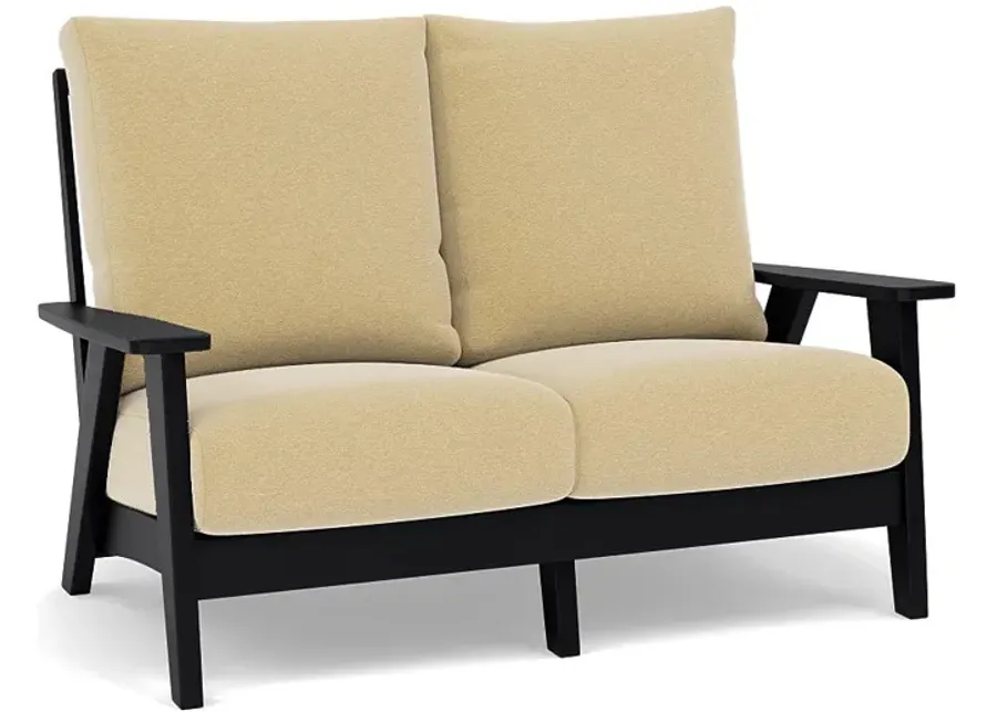 Patriot High Back Loveseat-Bliss Buttercup