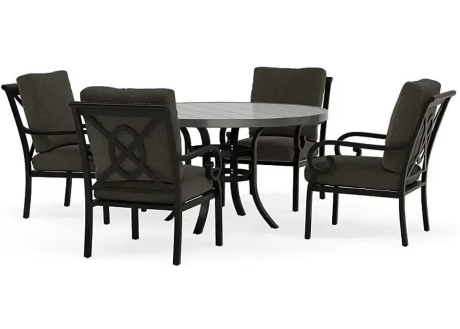Rancho Dining Set-Bliss Coal