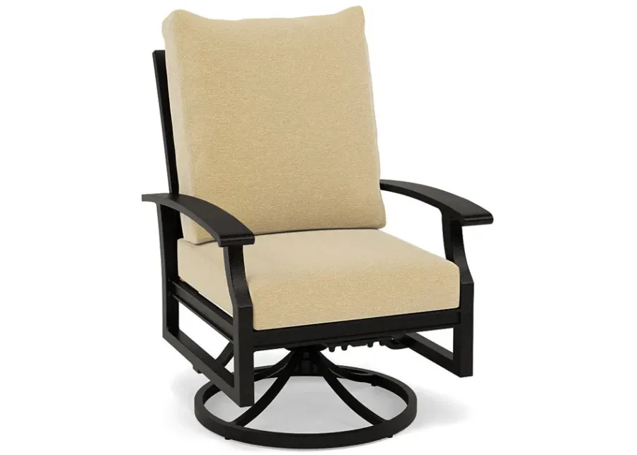 Newport Dining Swivel Rocker-Bliss Buttercup