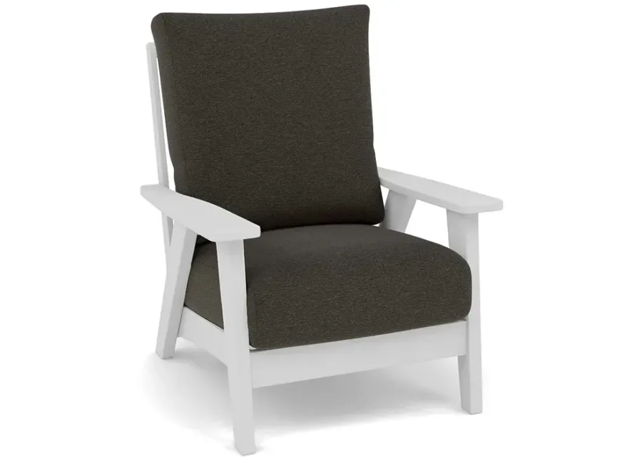Patriot High Back Club Chair-Bliss Coal
