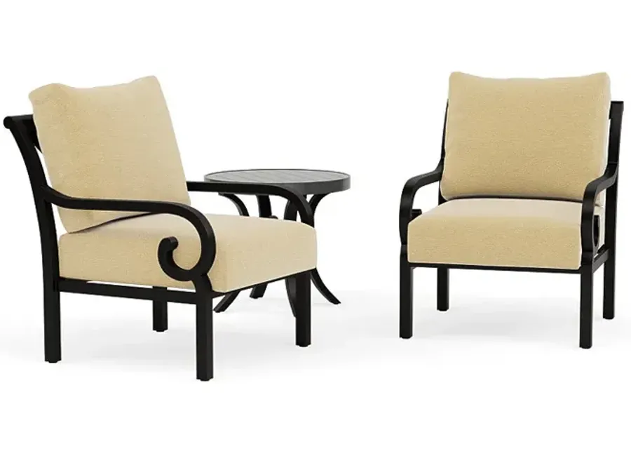 Rancho Club Chair Set-Bliss Buttercup