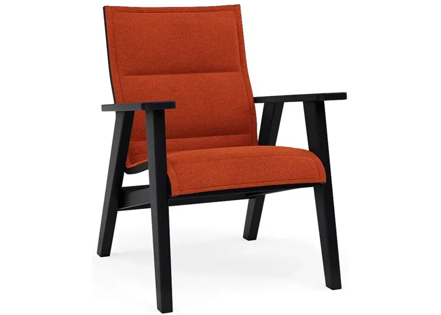 Patriot Low Back Padded Sling Dining Chair-Bliss Clay