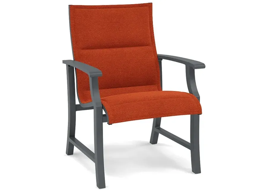 Rockport Padded Sling Dining Chair-Bliss Clay
