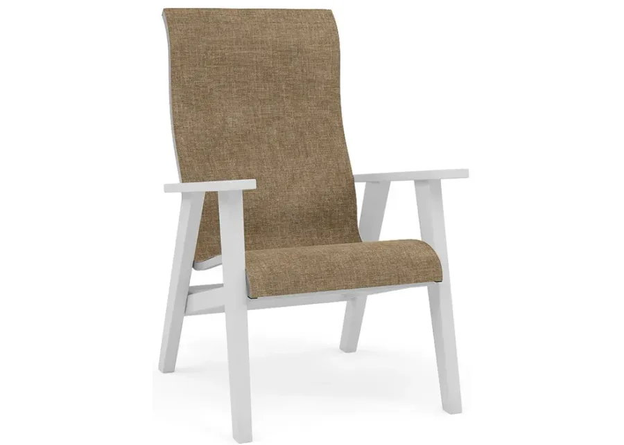 Patriot Mesh Sling Dining Chair-Augustine Fennel Mesh