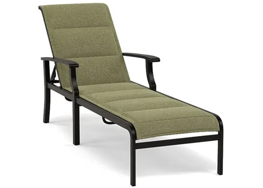 Newport Padded Sling Chaise-Bliss Sage