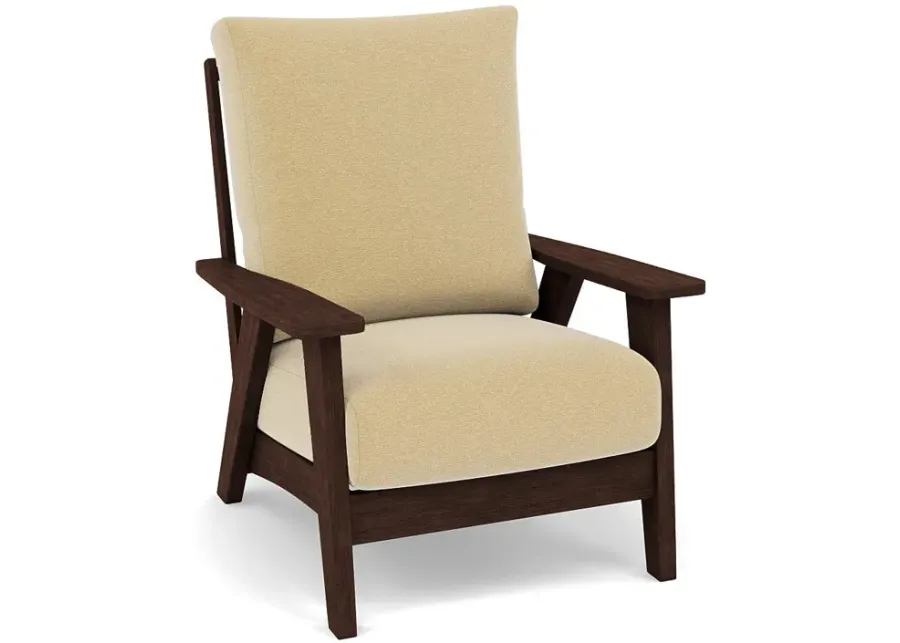 Patriot High Back Club Chair-Bliss Buttercup