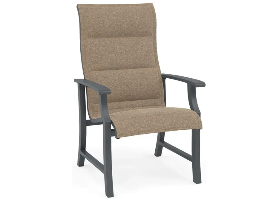 Rockport Padded Sling Dining Chair-Bliss Burlap